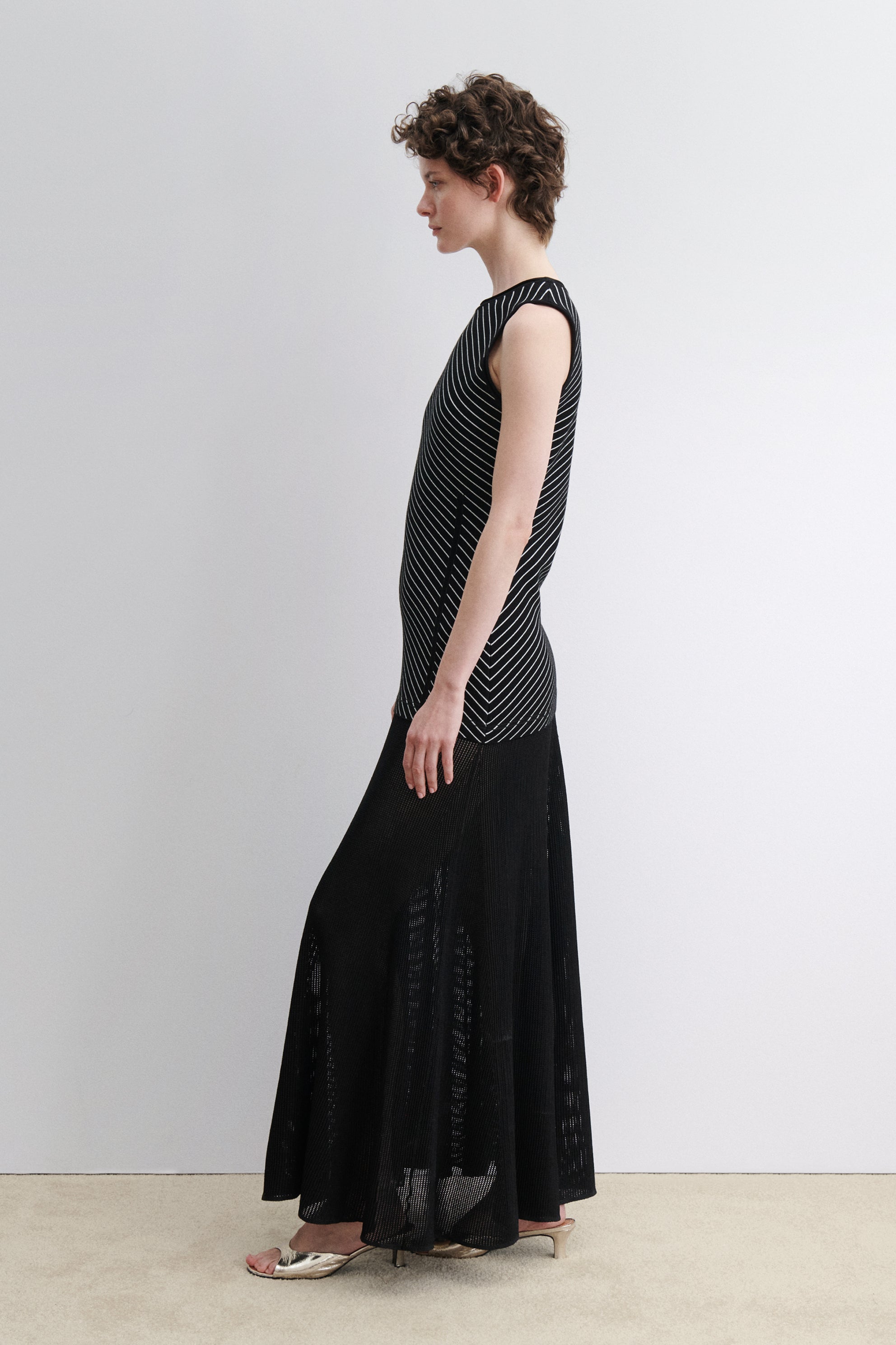 Rachel Comey Clothing Kimbell Dress Diagonal Stripe