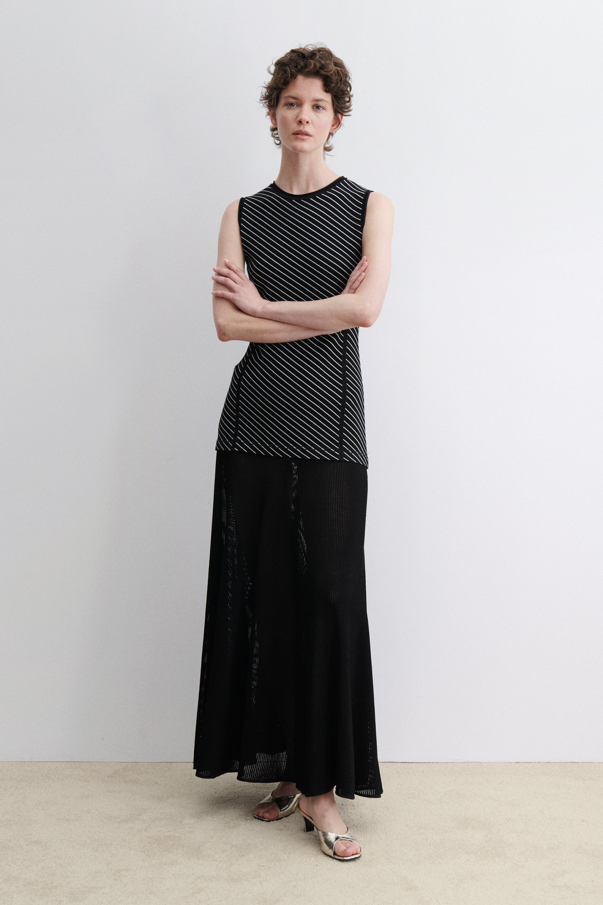 Rachel Comey Clothing Kimbell Dress Diagonal Stripe