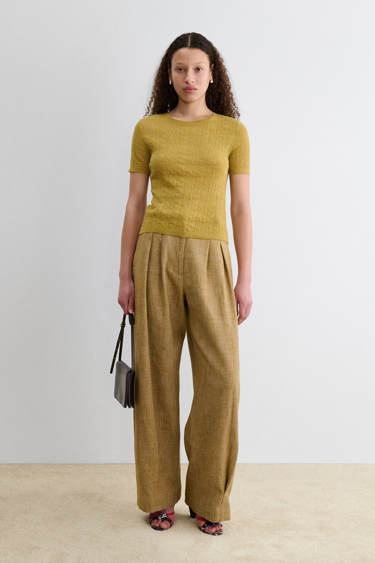 Rachel Comey Clothing Kira Top Mustard
