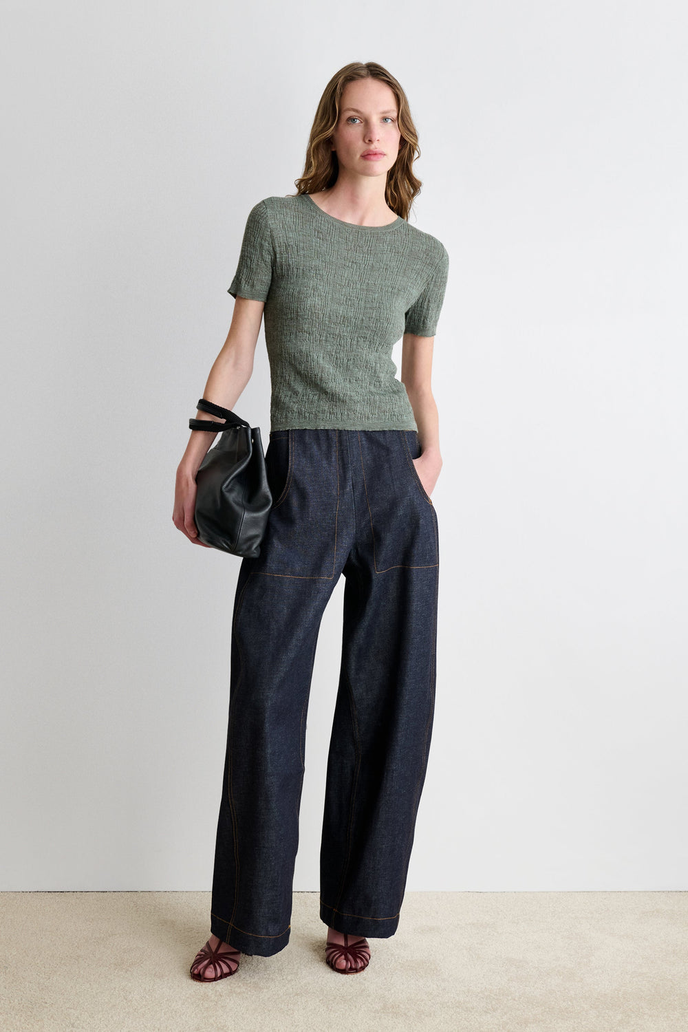 Rachel Comey Clothing Kira Top Mustard