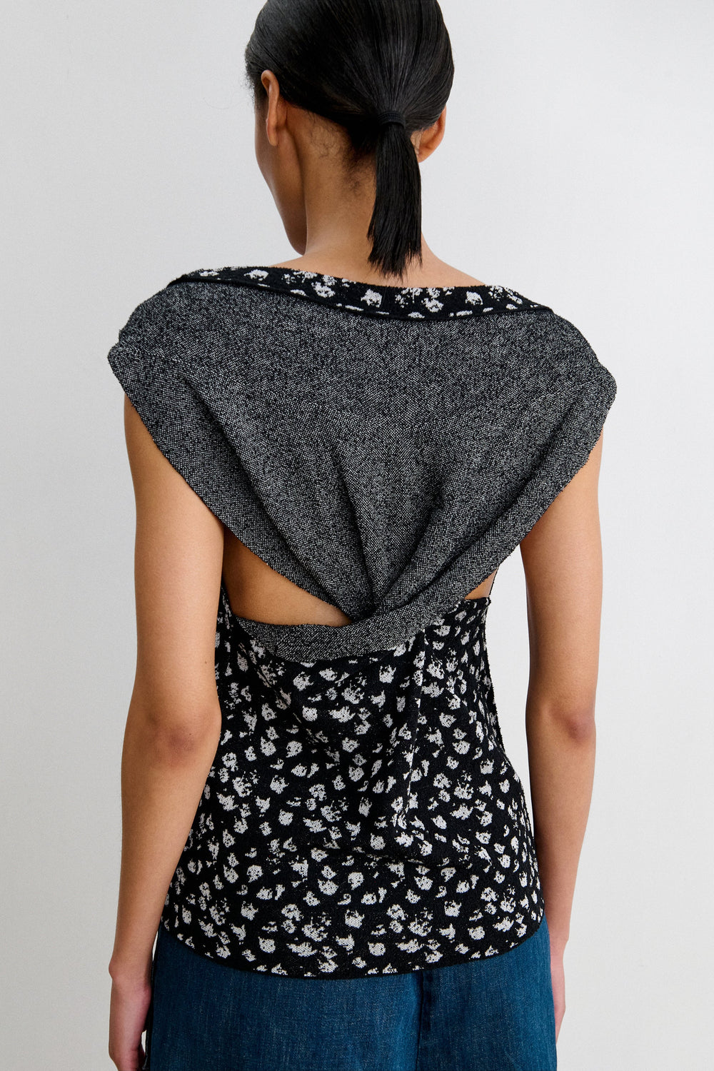 Rachel Comey Clothing Svelte Top Black-White