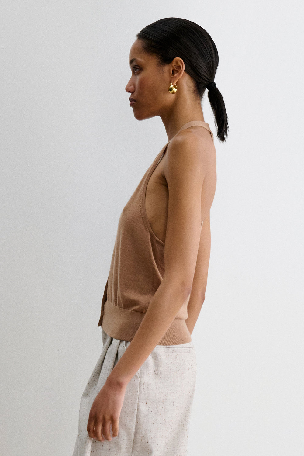 Rachel Comey Clothing Seren Top Caramel