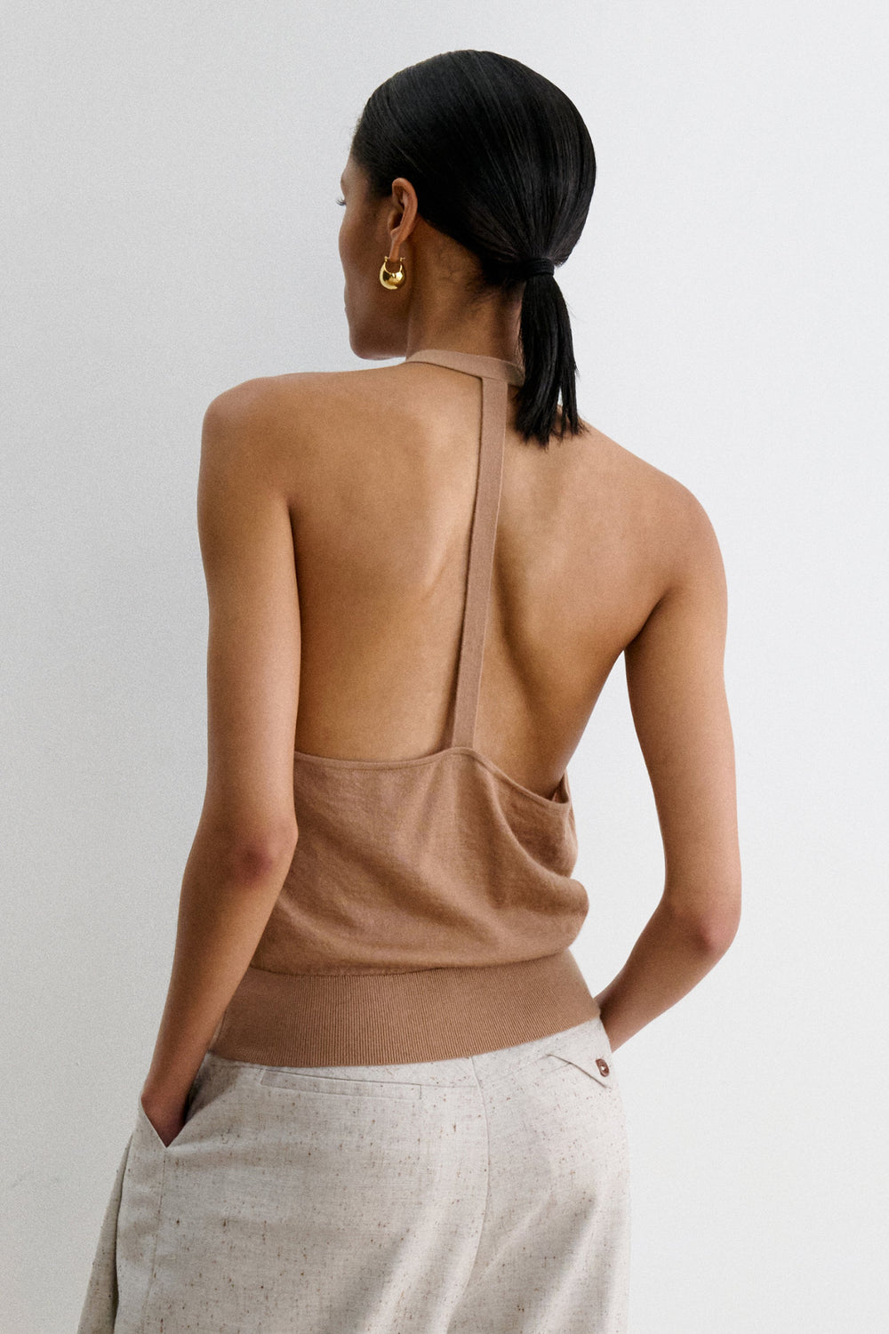 Rachel Comey Clothing Seren Top Caramel