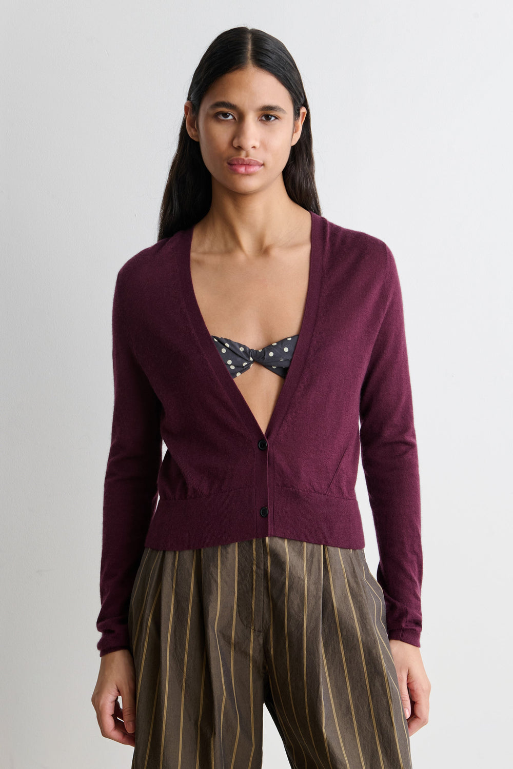 Rachel Comey Clothing Lilt Cardigan Black Cherry