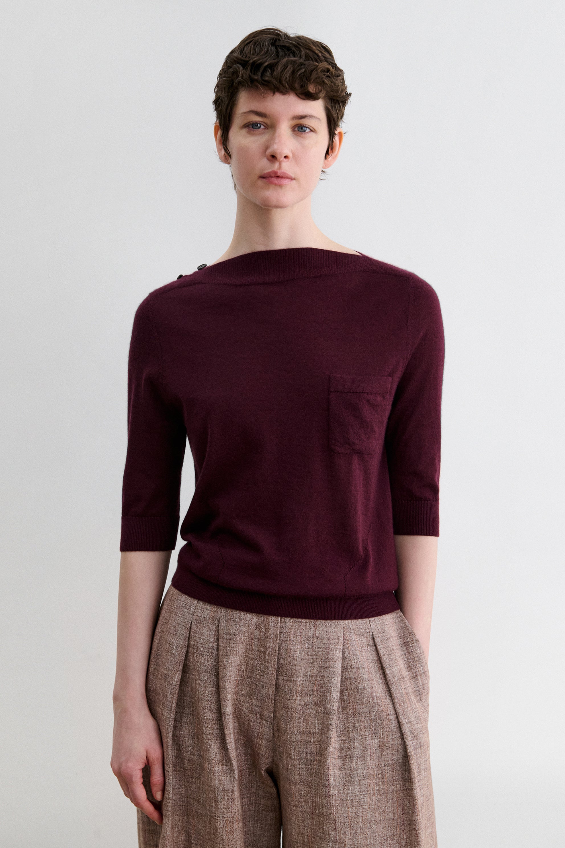 Rachel Comey Clothing Gale Top Black Cherry