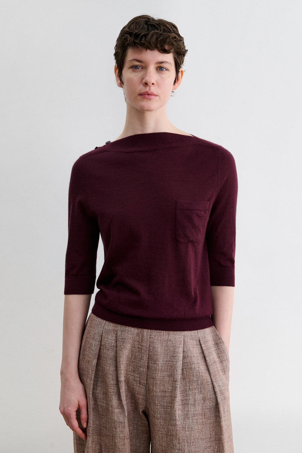 Rachel Comey Clothing Gale Top Black Cherry