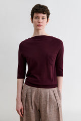 Rachel Comey Clothing Gale Top Black Cherry