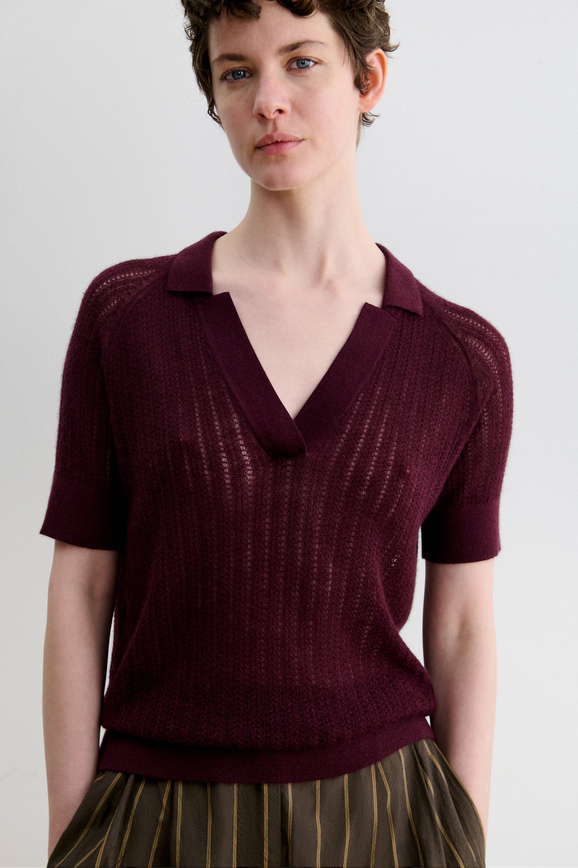 Rachel Comey Clothing Padgitt Top Black Cherry