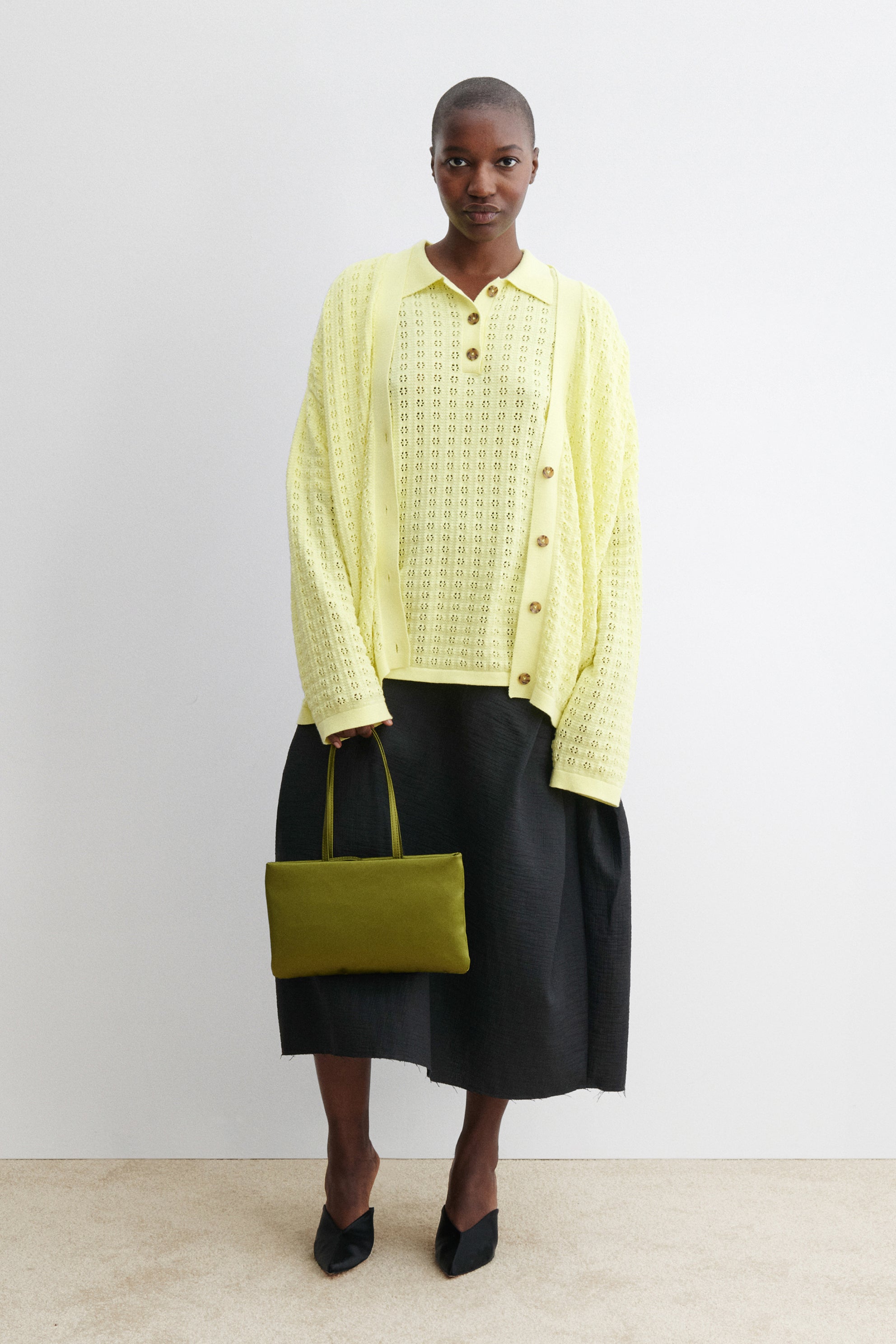 Rachel Comey Clothing Ralphe Cardigan Limoncello
