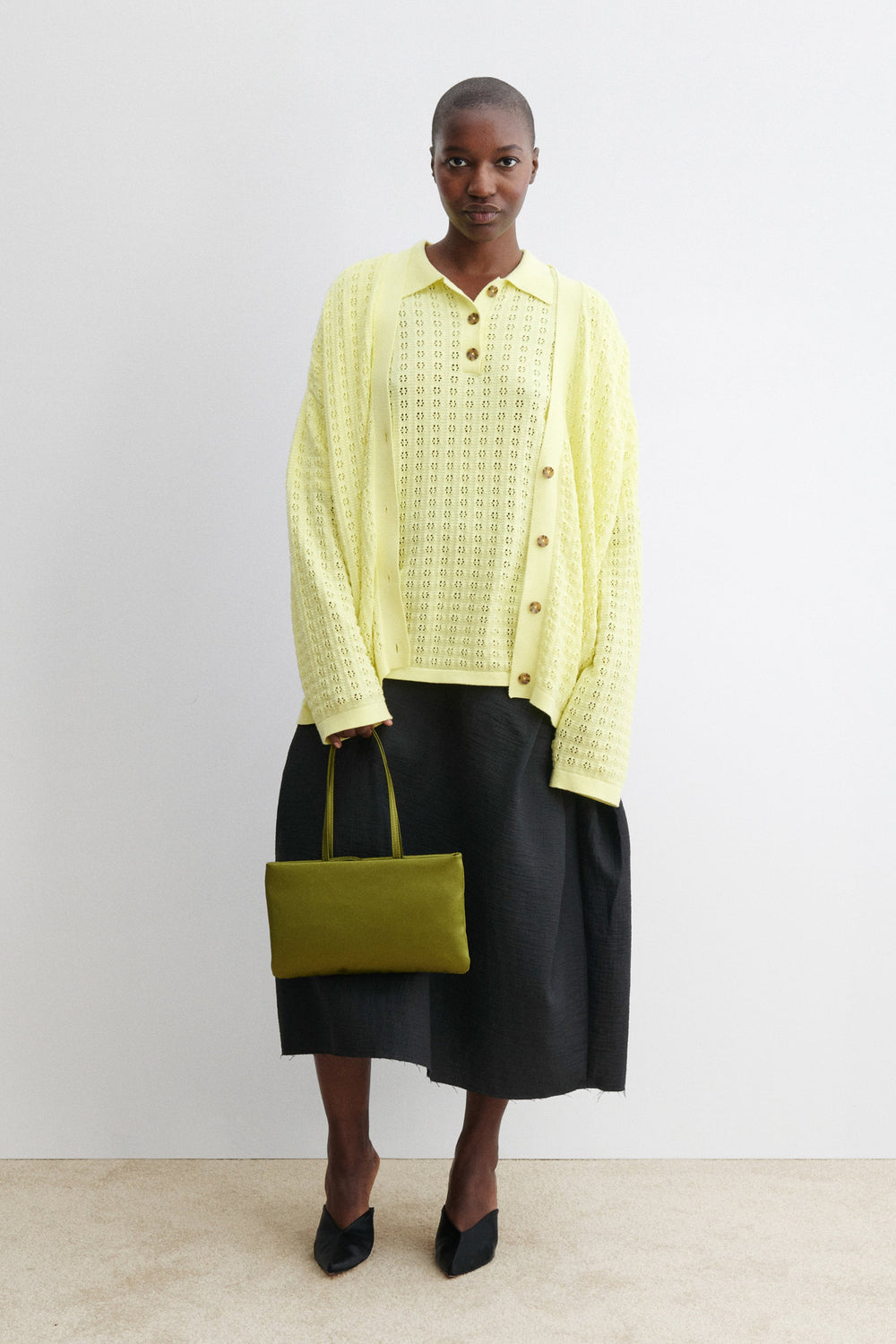 Rachel Comey Clothing Ralphe Cardigan Limoncello