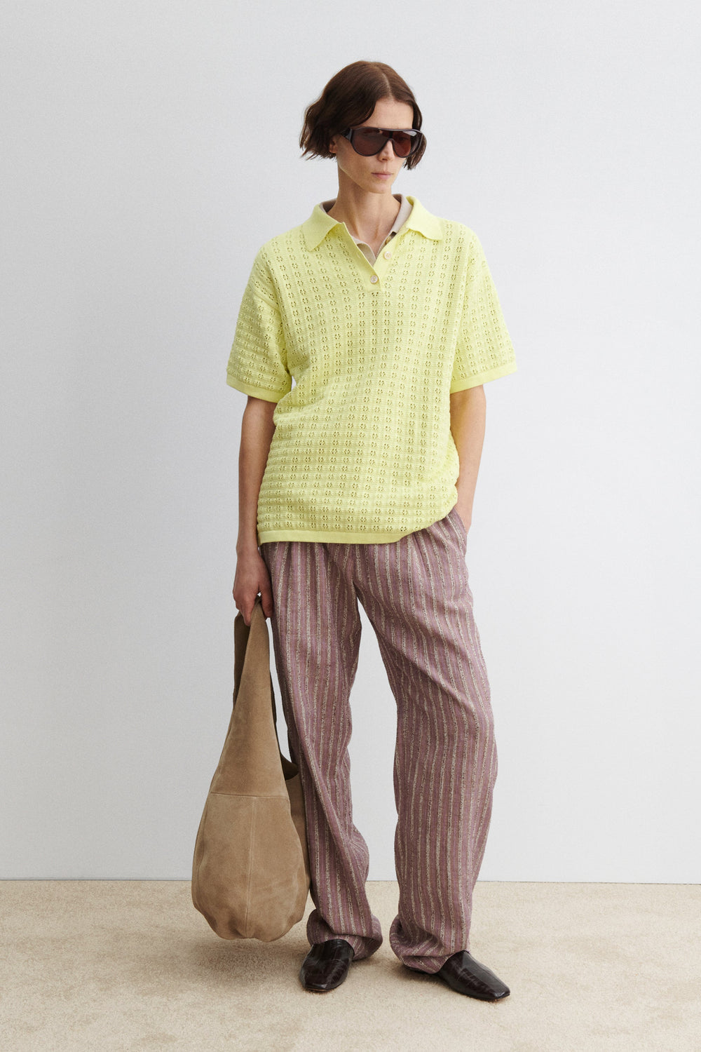 Rachel Comey Clothing Clarence Polo Limoncello