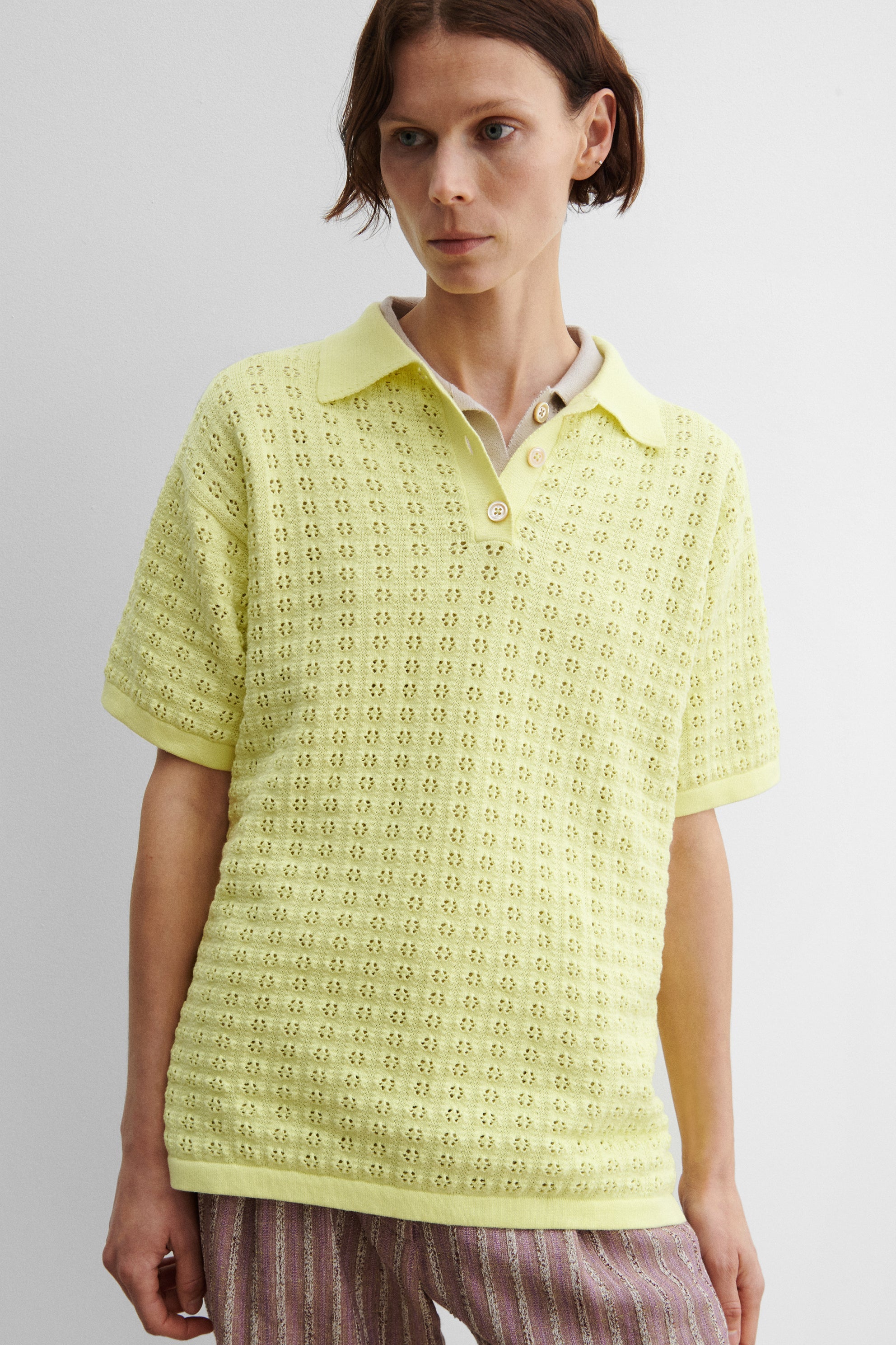 Rachel Comey Clothing Clarence Polo Limoncello