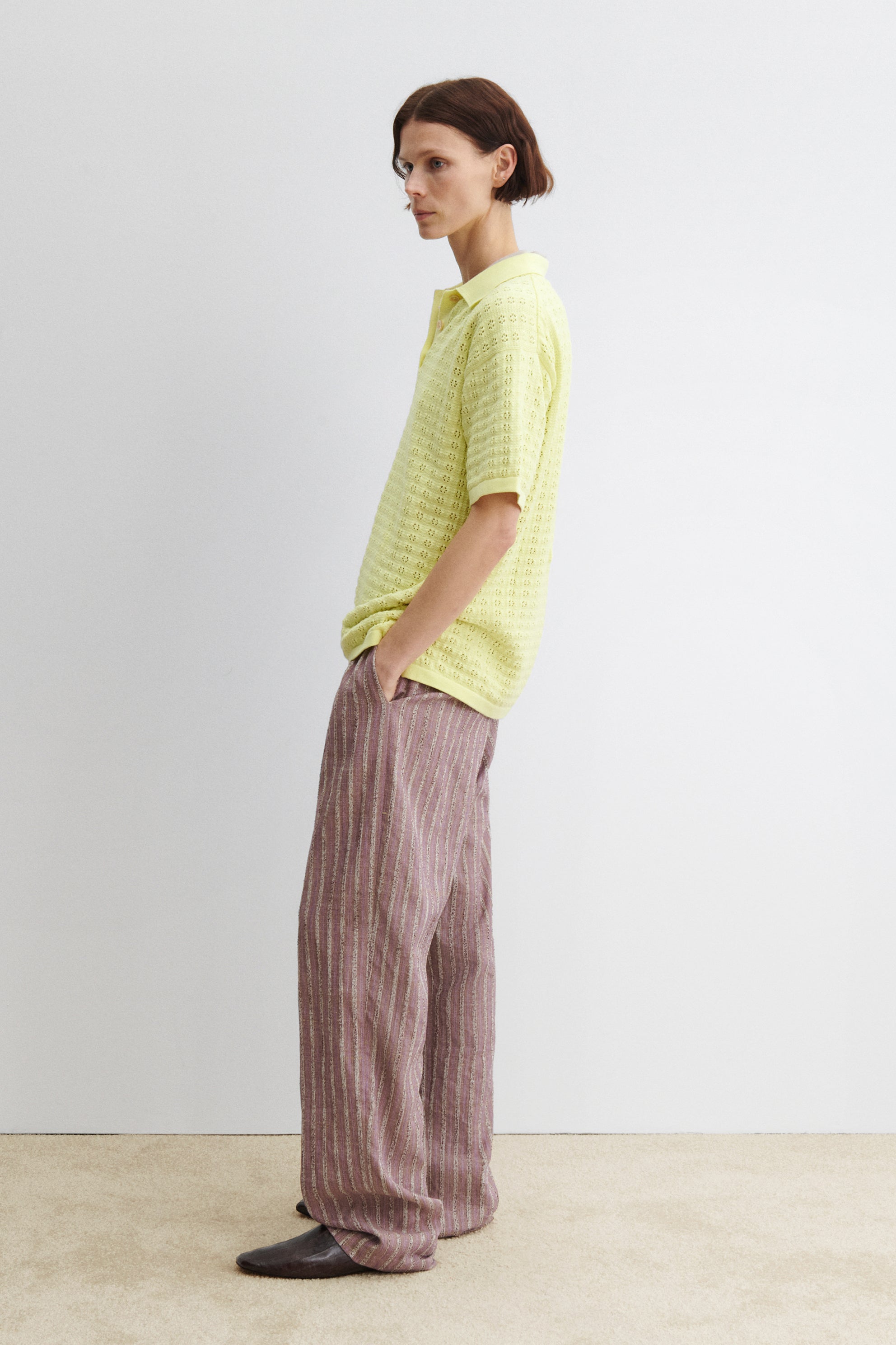 Rachel Comey Clothing Clarence Polo Limoncello