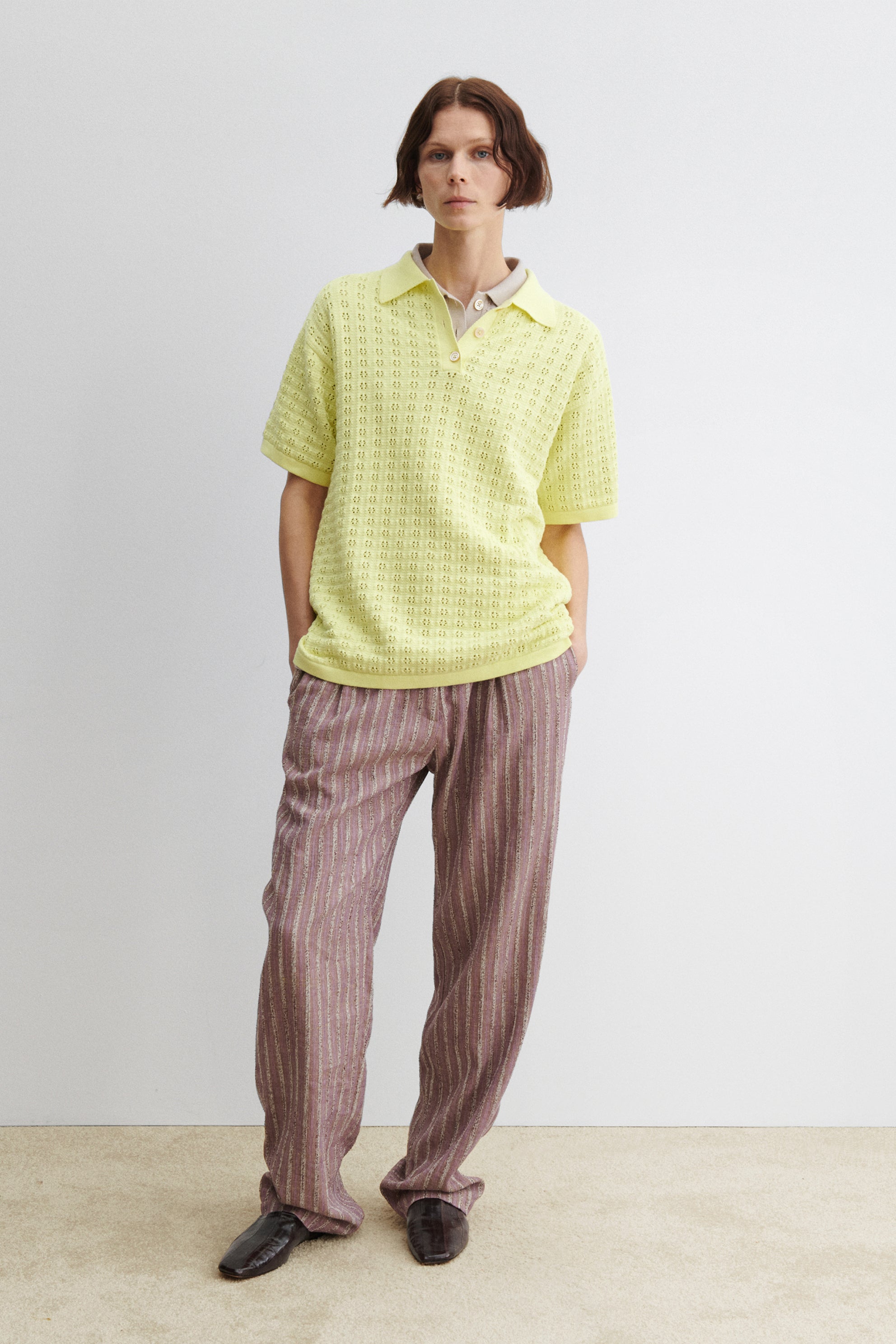 Rachel Comey Clothing Clarence Polo Limoncello