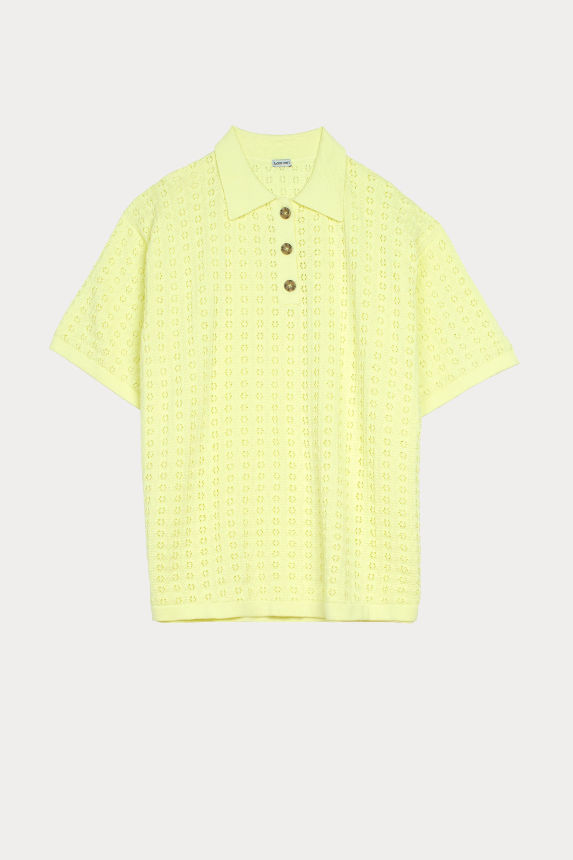 Rachel Comey Clothing Clarence Polo Limoncello