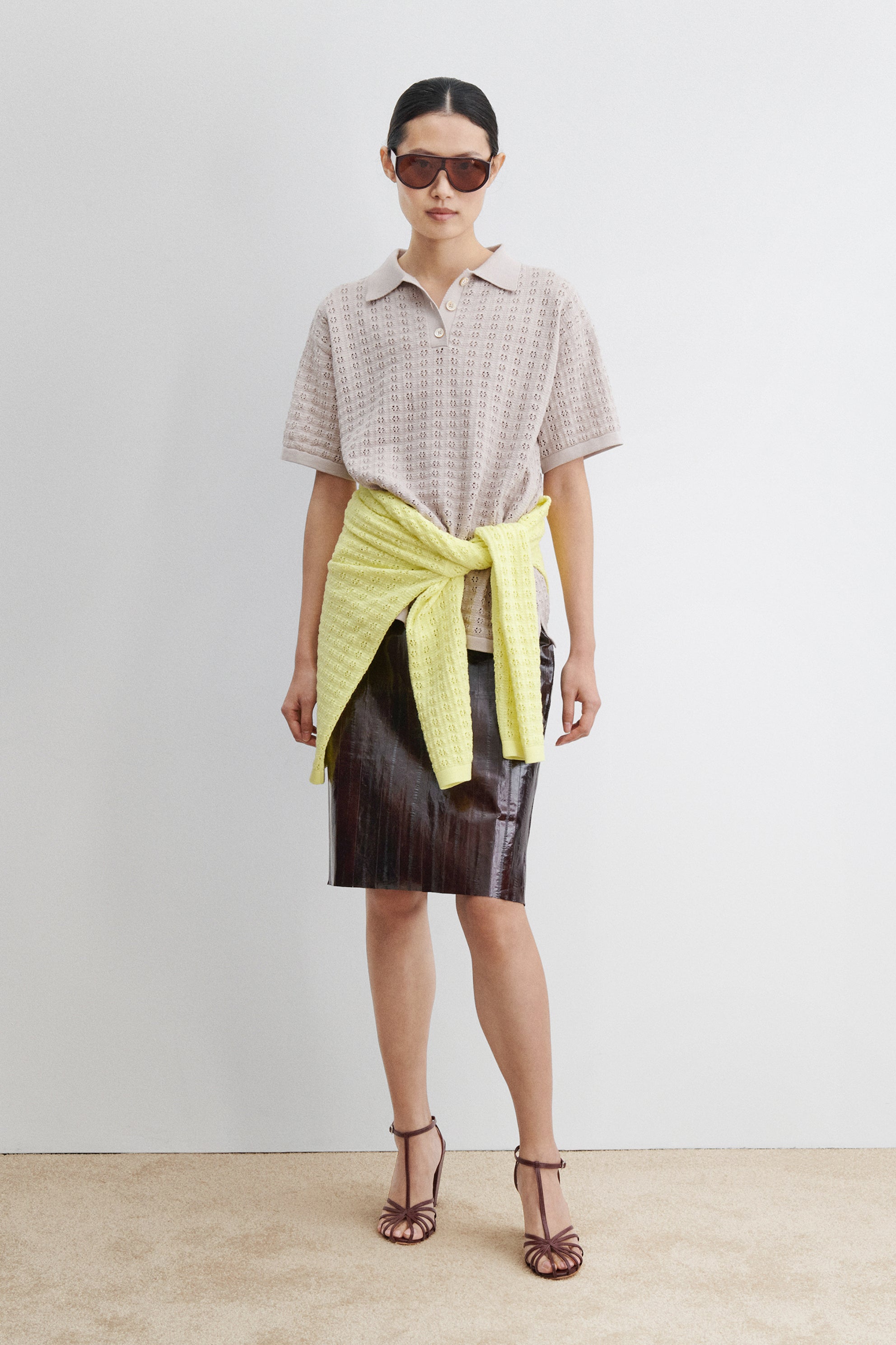 Rachel Comey Clothing Clarence Polo Limoncello