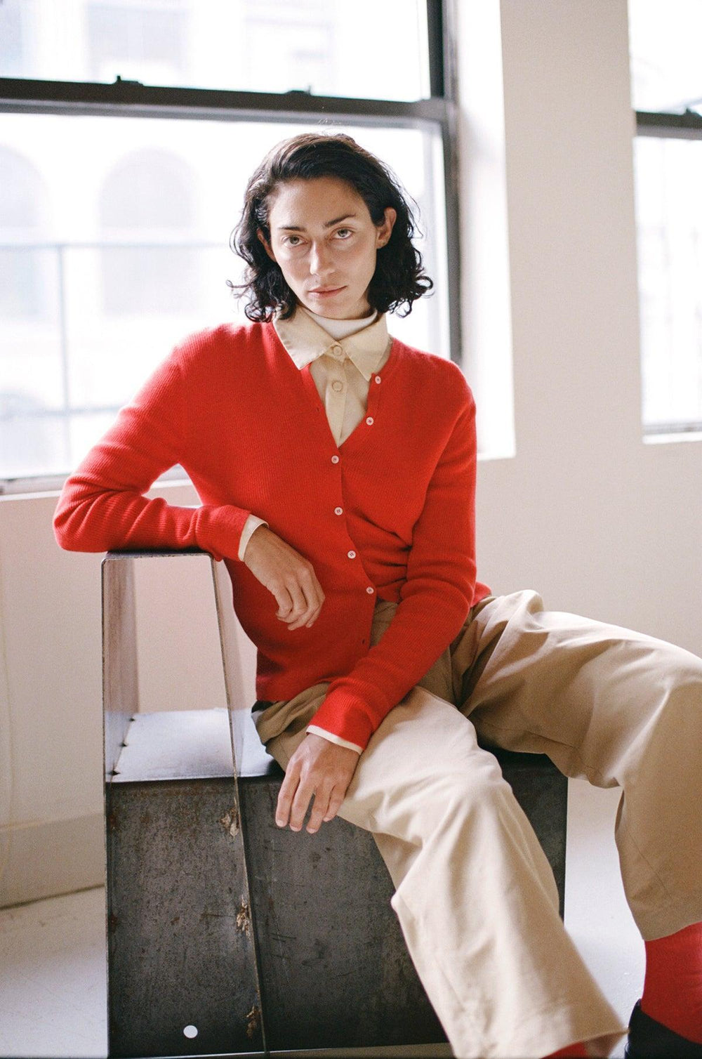 Rachel Comey Clothing Blise Cardigan Chambray