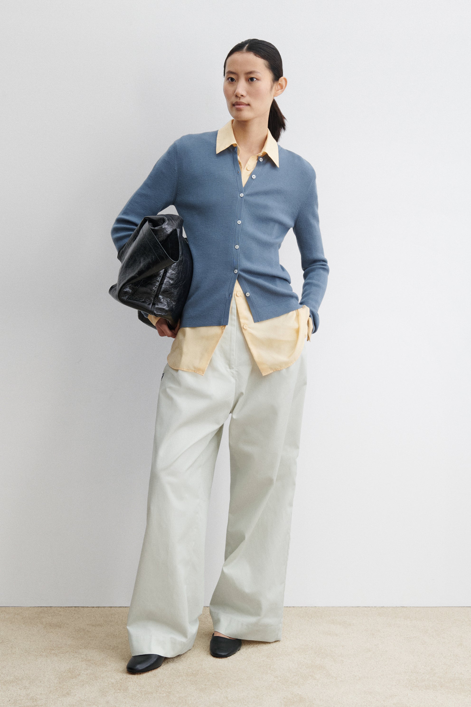Rachel Comey Clothing Blise Cardigan Chambray