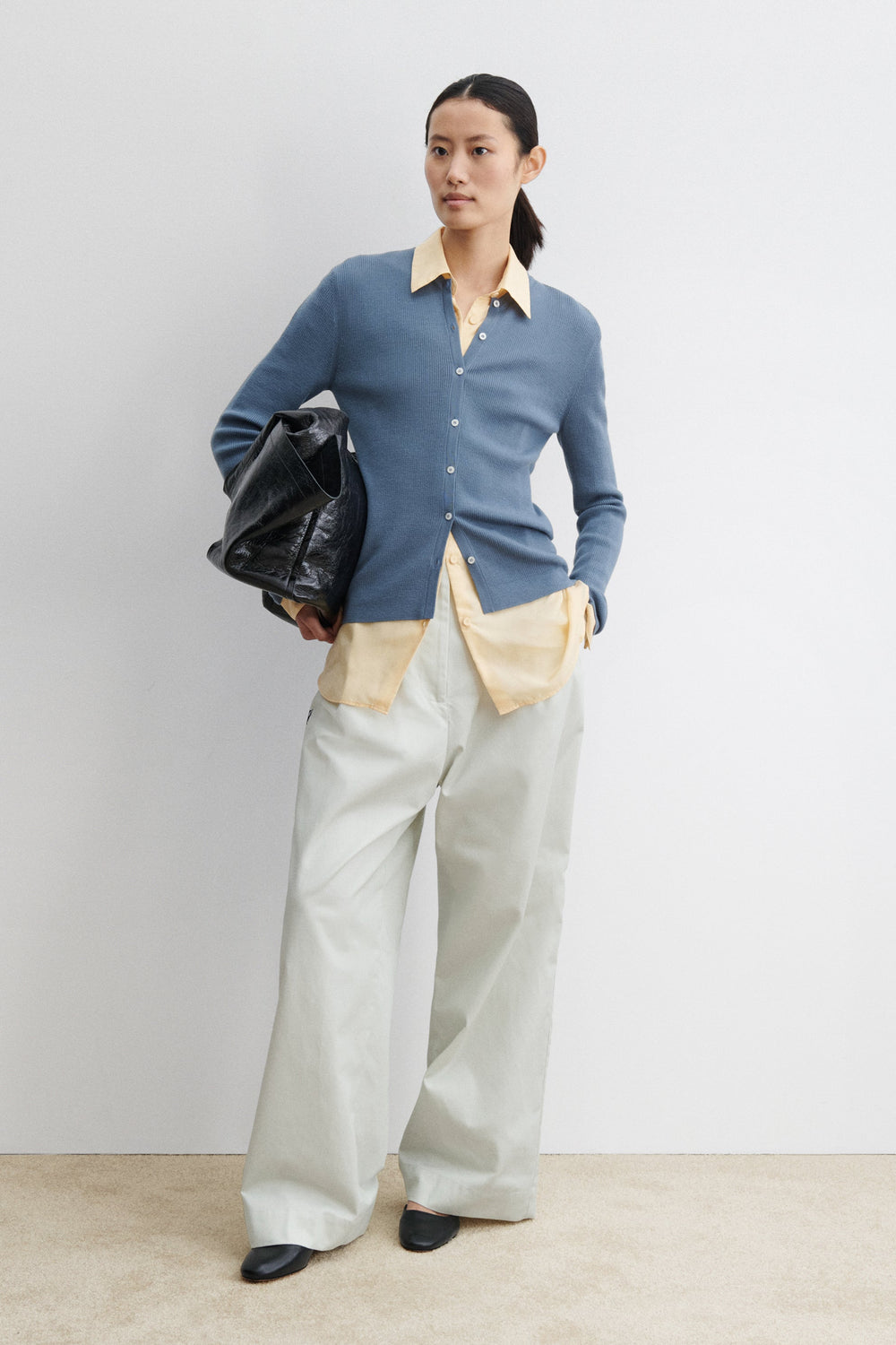 Rachel Comey Clothing Blise Cardigan Chambray