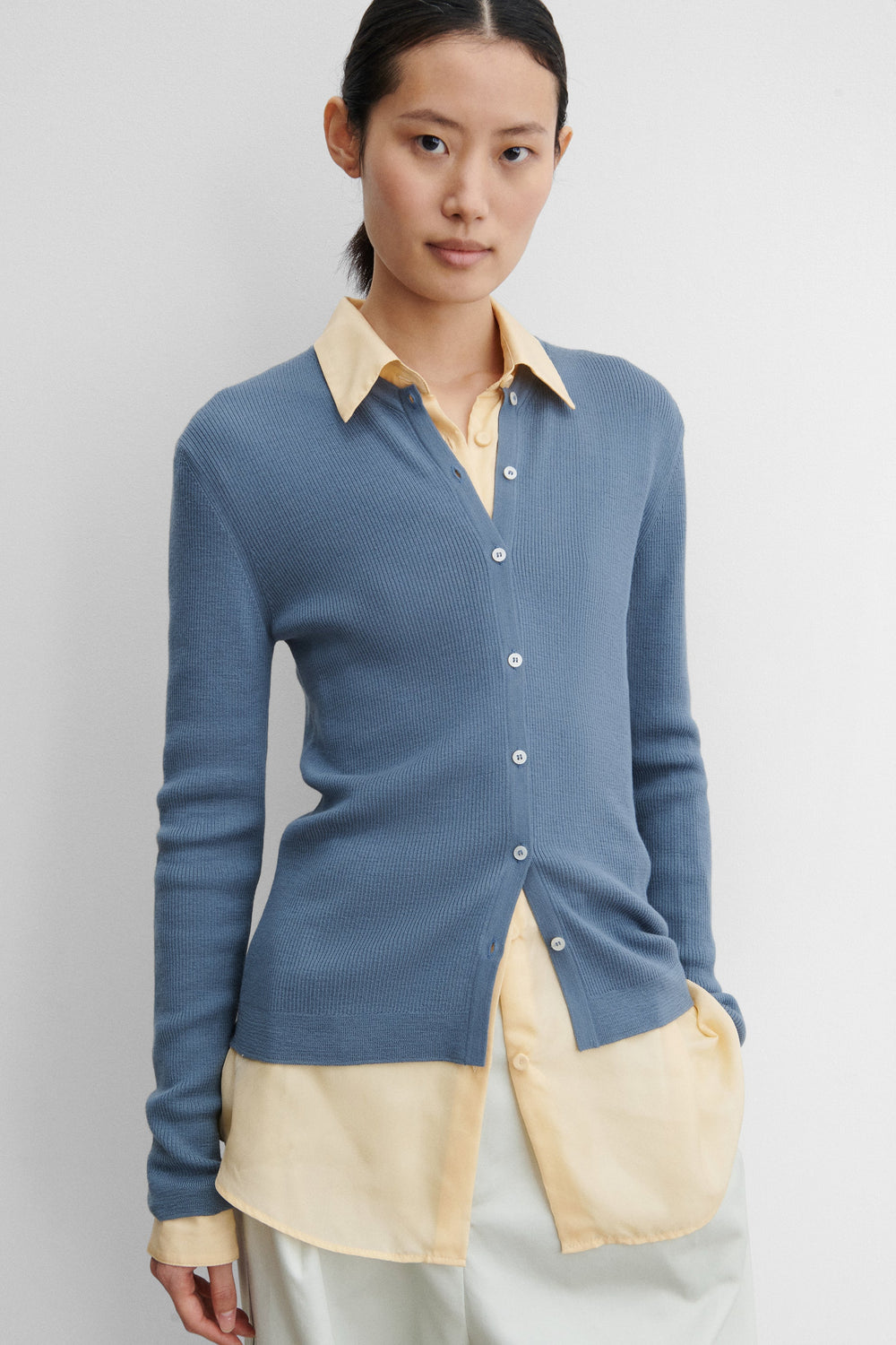 Rachel Comey Clothing Blise Cardigan Chambray
