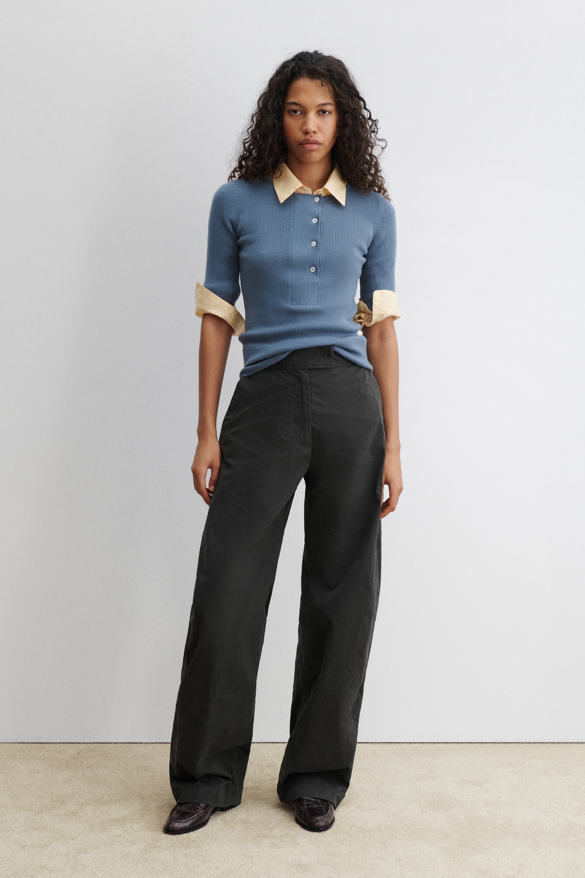 Rachel Comey Clothing Allery Henley Chambray