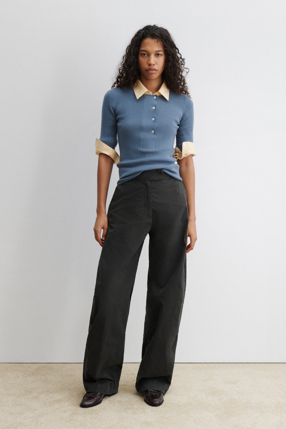 Rachel Comey Clothing Allery Henley Chambray