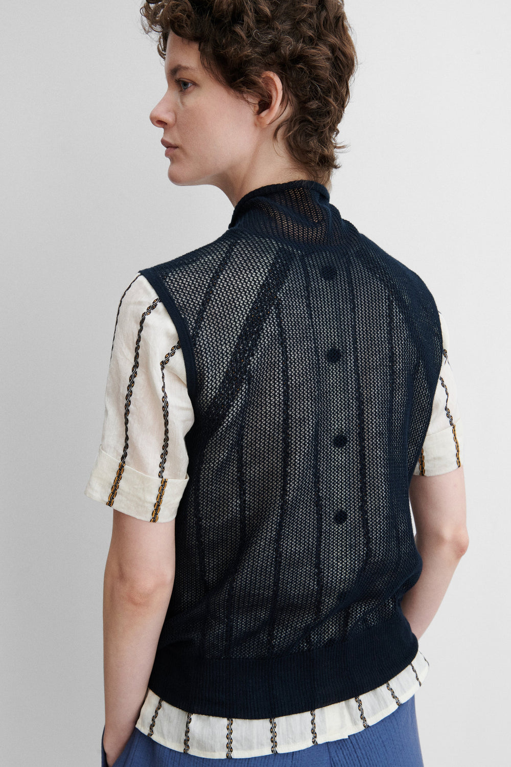 Rachel Comey Clothing Horwill Top Charcoal-Cream