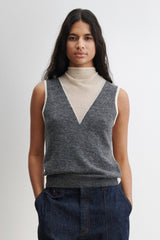 Rachel Comey Clothing Horwill Top Charcoal-Cream