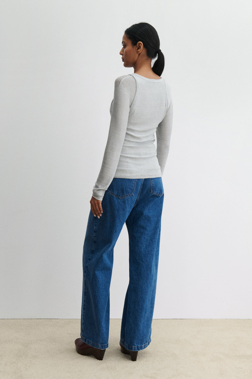 Rachel Comey Clothing Baseball Tee Silver