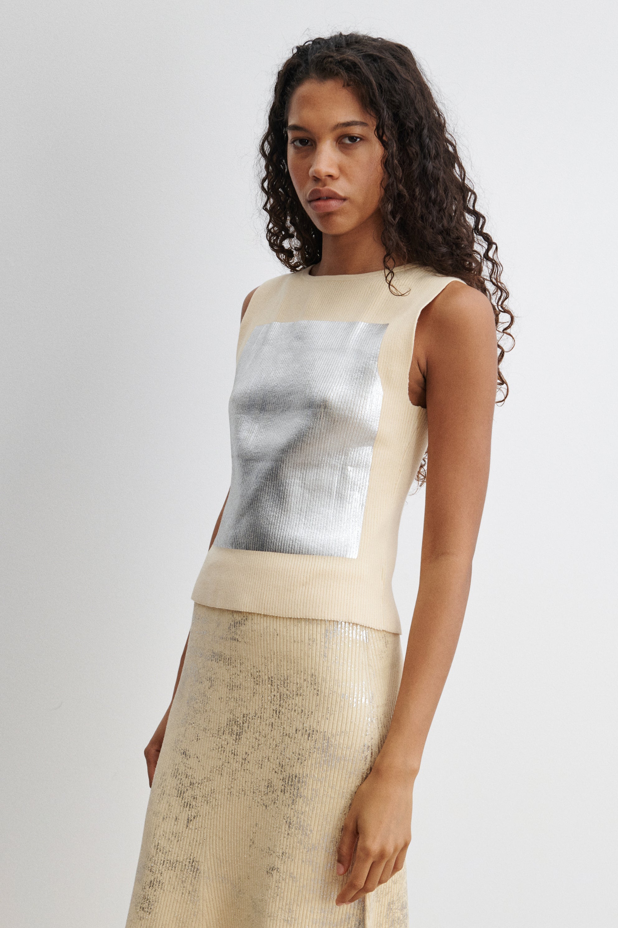 Rachel Comey Clothing Yaire Top Sand-Silver