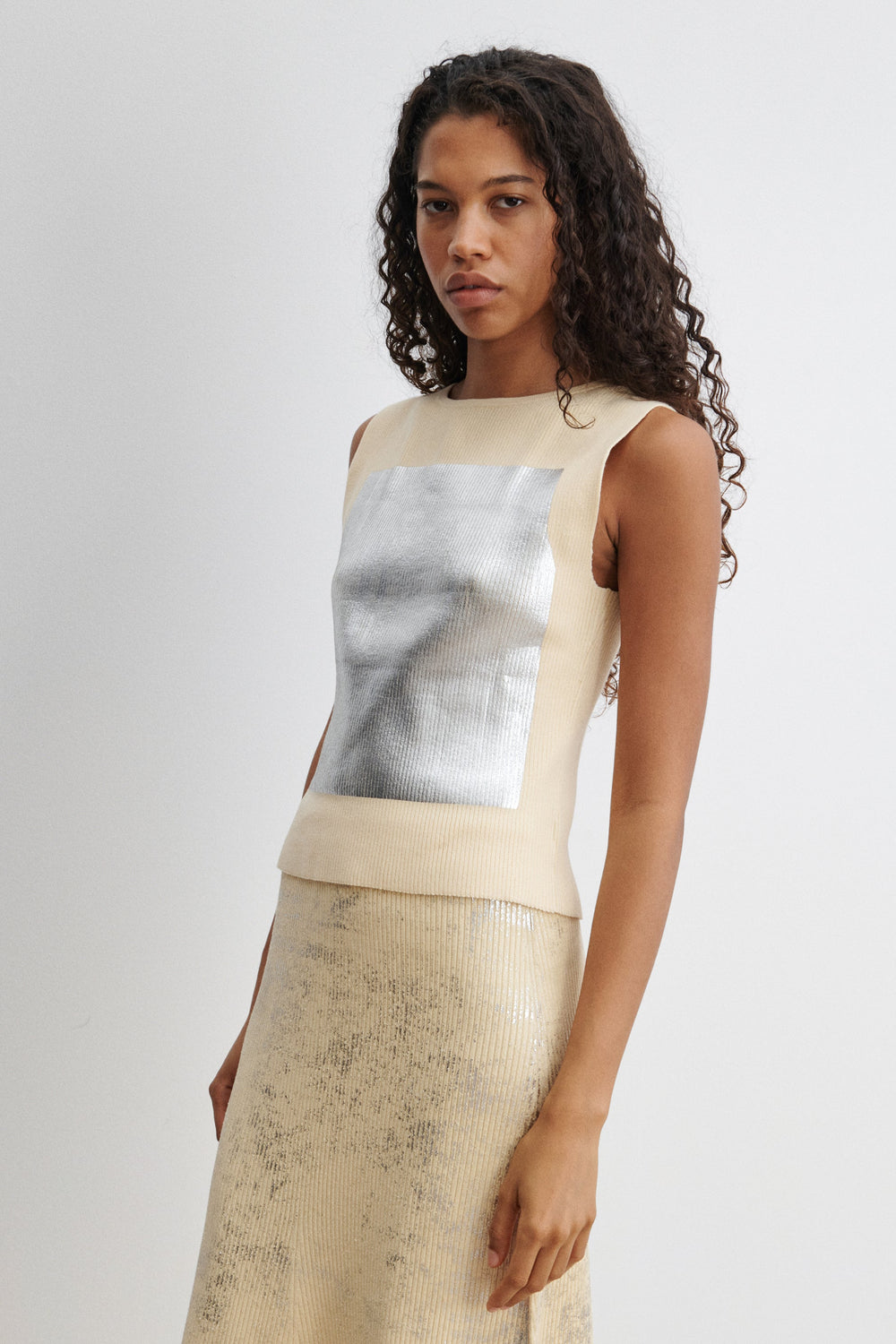 Rachel Comey Clothing Yaire Top Sand-Silver