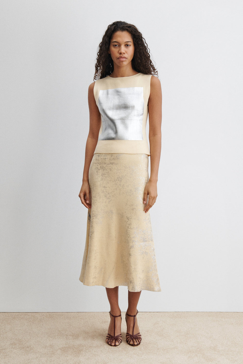Rachel Comey Clothing Yaire Top Sand-Silver