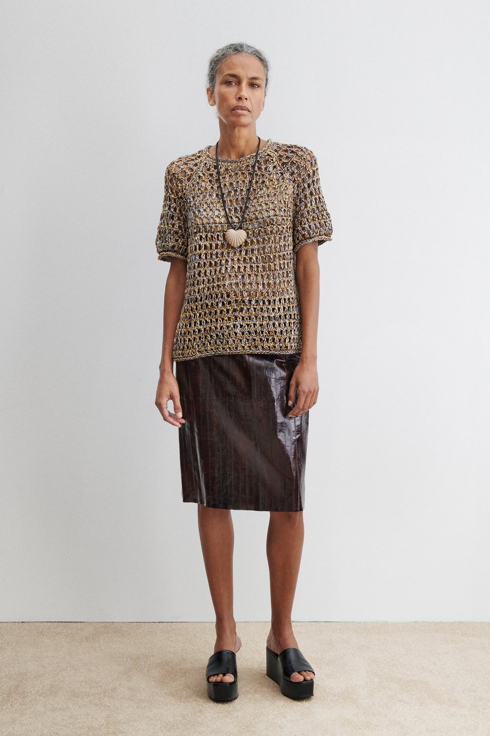 Rachel Comey Clothing Drax Tee Yellow Multi