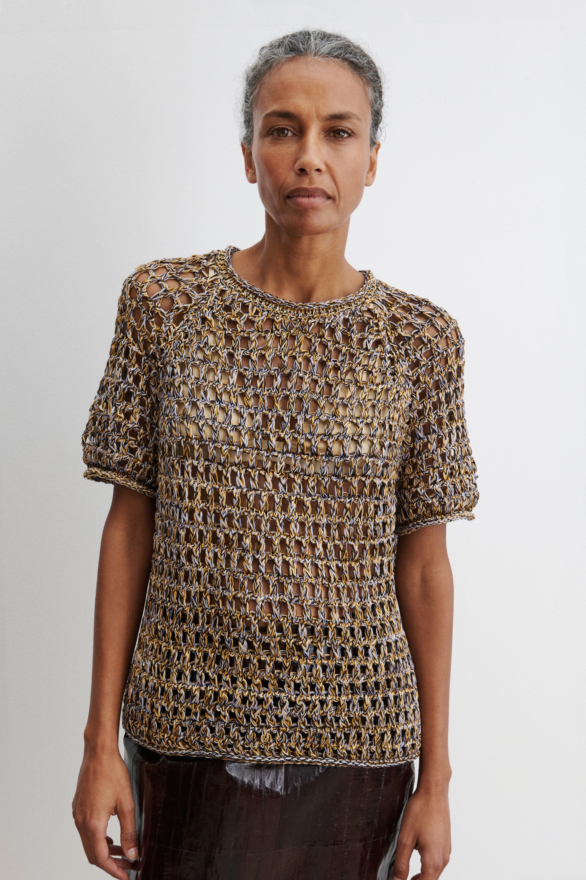 Rachel Comey Clothing Drax Tee Yellow Multi