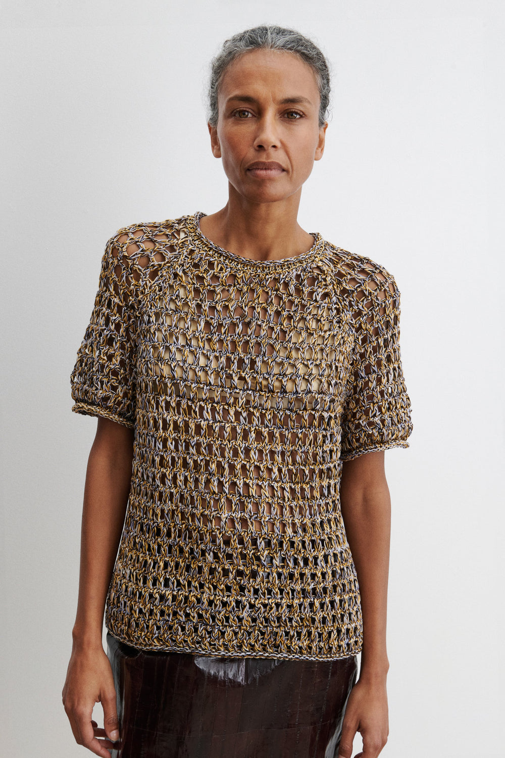 Rachel Comey Clothing Drax Tee Yellow Multi