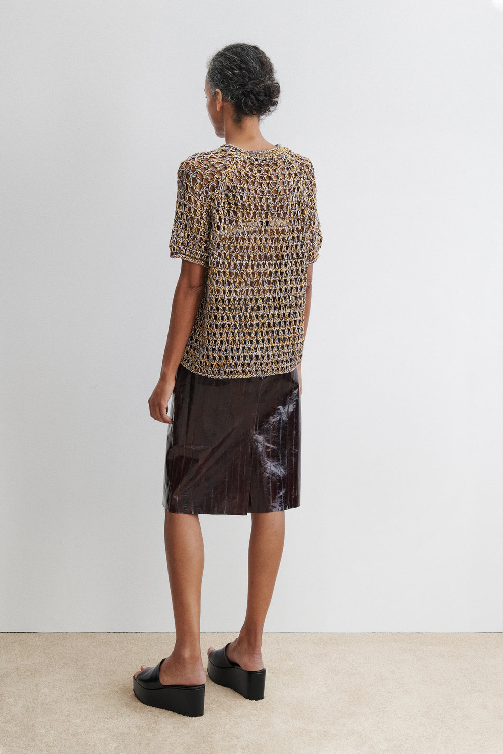 Rachel Comey Clothing Drax Tee Yellow Multi
