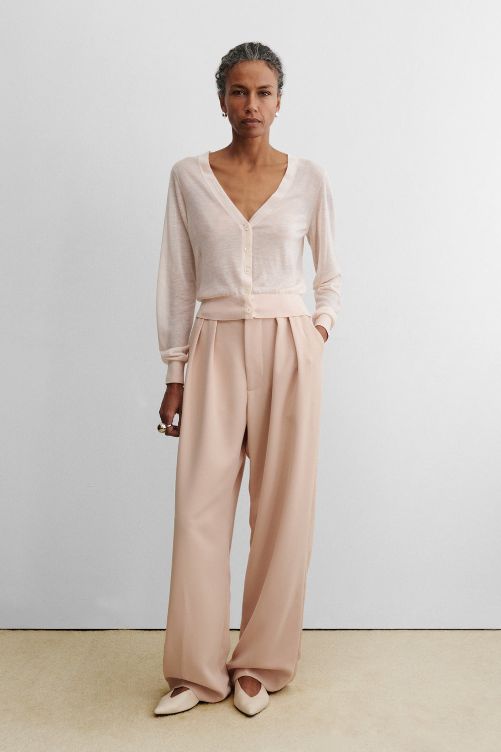Rachel Comey Clothing Essere Cardigan Blush