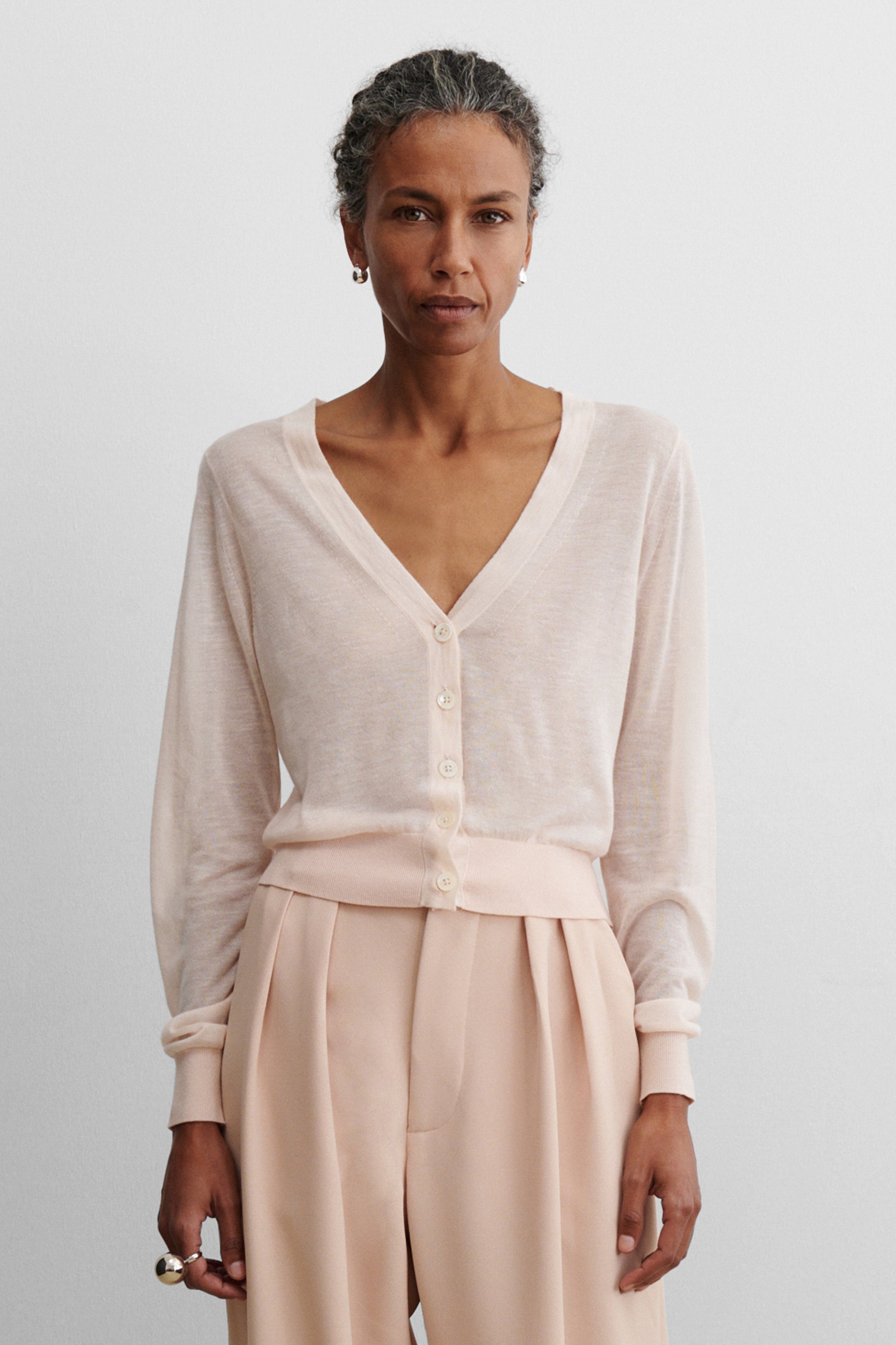 Rachel Comey Clothing Essere Cardigan Blush