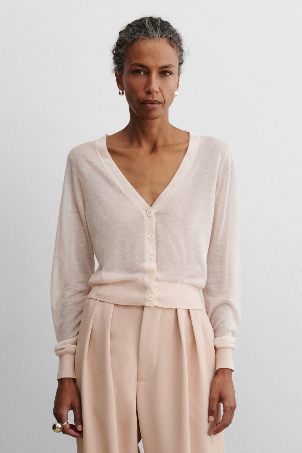 Rachel Comey Clothing Essere Cardigan Blush