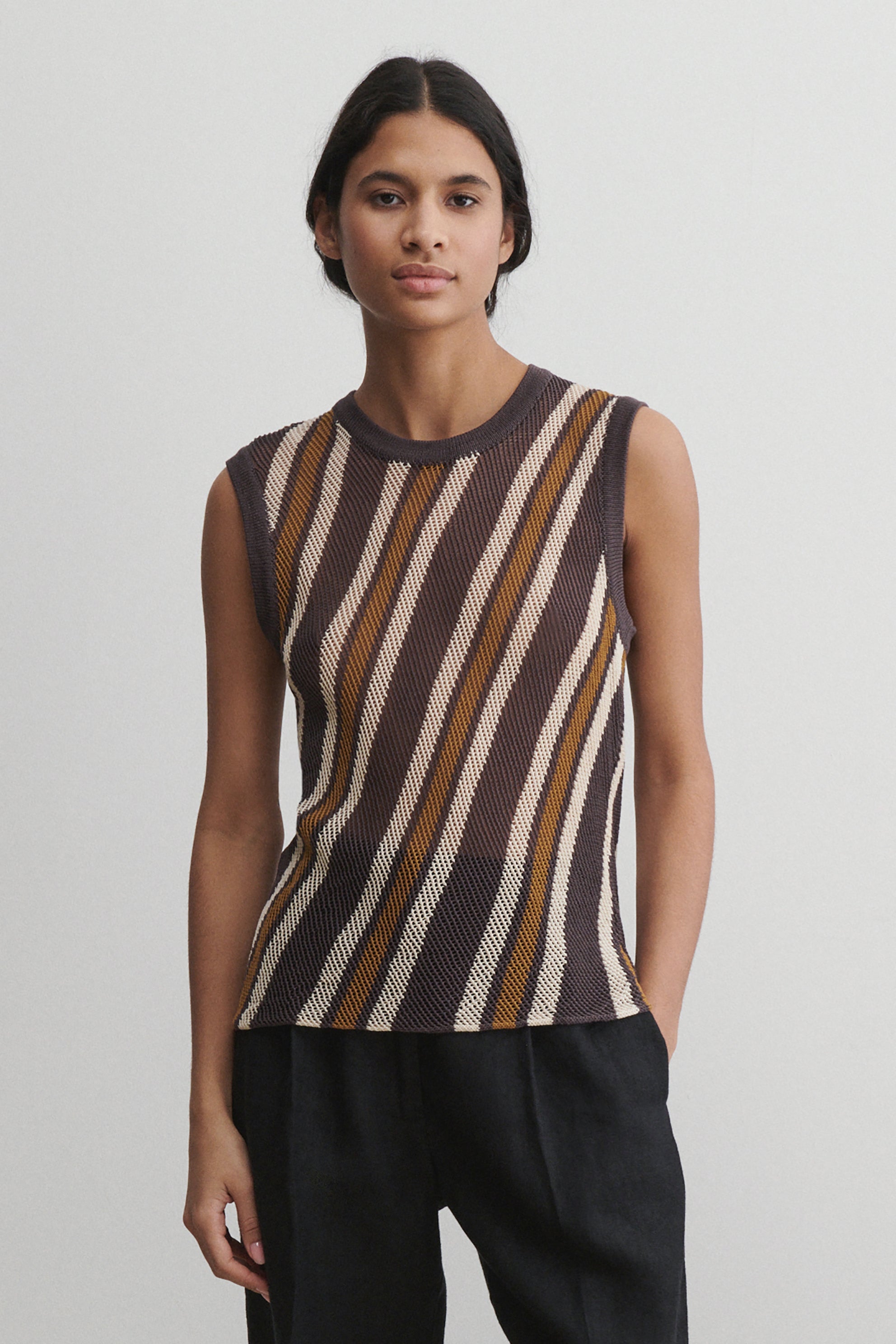 Rachel Comey Clothing|Sale Rhett Tank Charcoal Multi