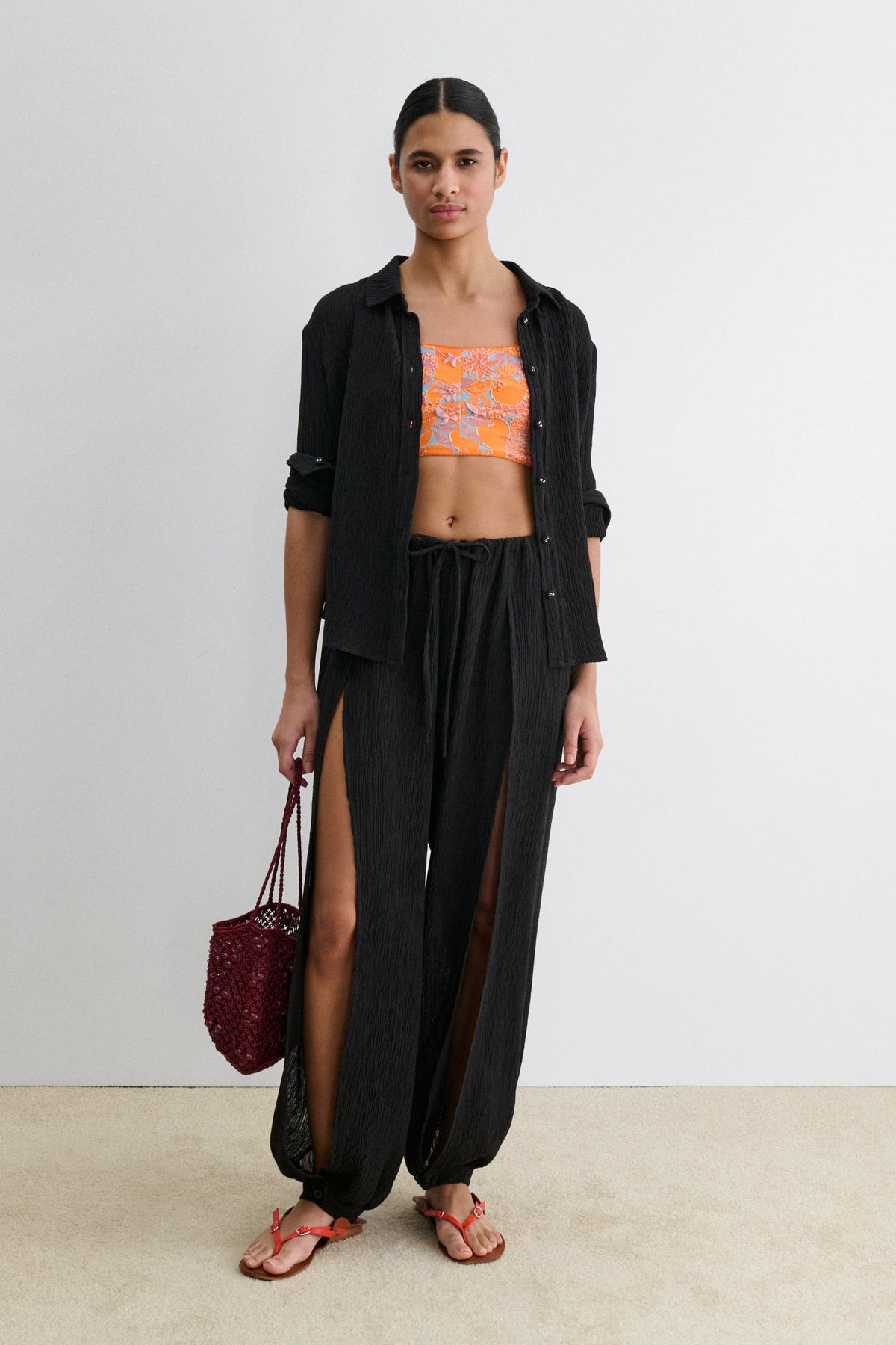Rachel Comey Clothing Split Pant Black