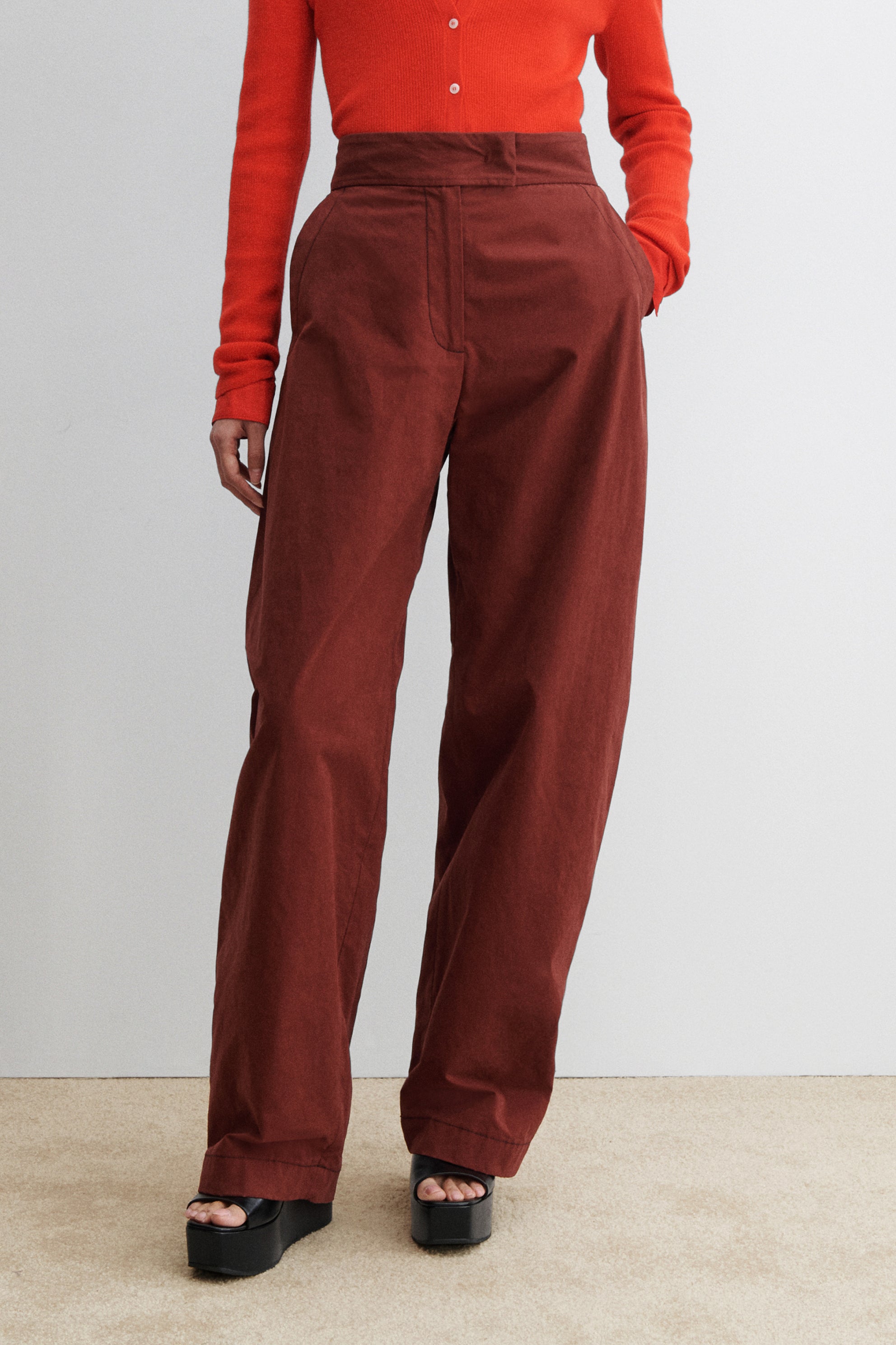 Rachel Comey Clothing Lyson Pant Garnet