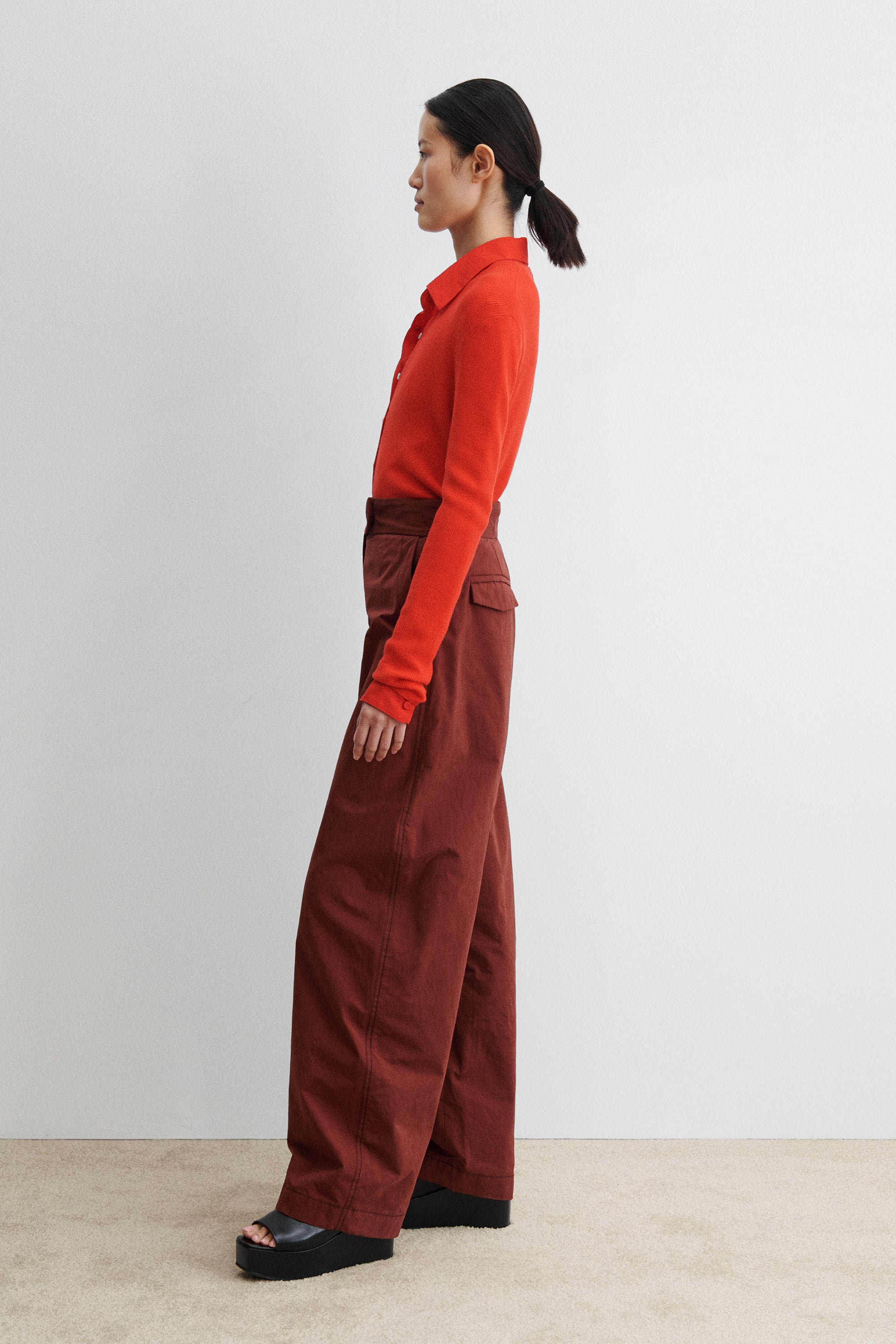 Rachel Comey Clothing Lyson Pant Garnet