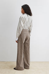 Rachel Comey Clothing Alber Pant Brown Herringbone