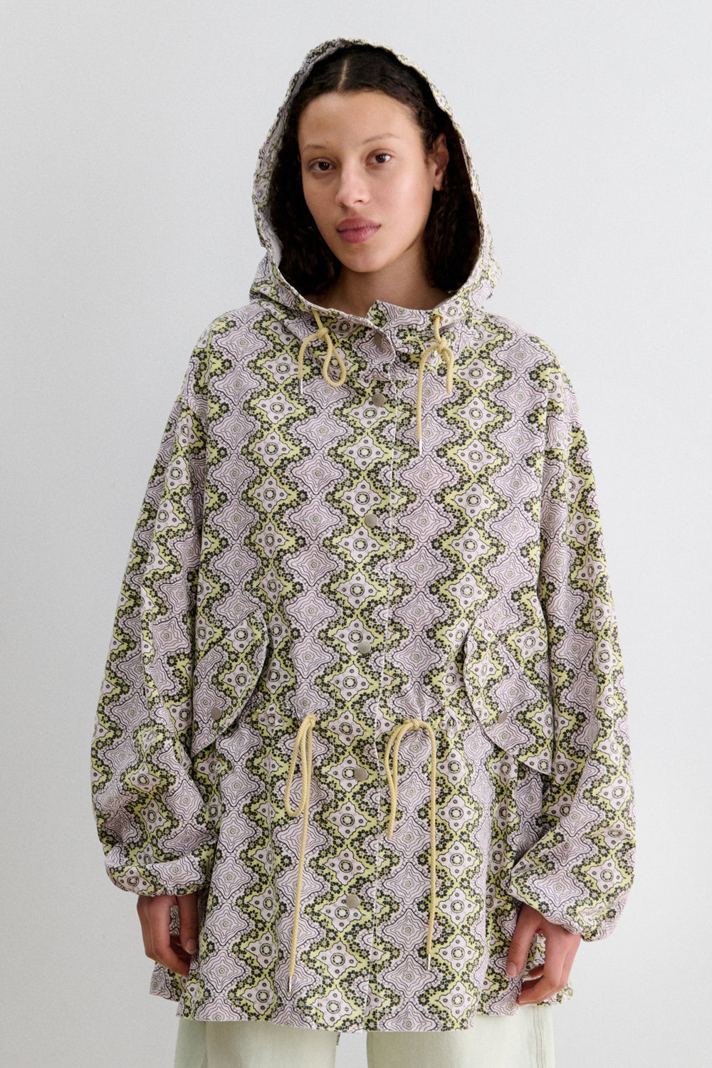 Rachel Comey Clothing|Denim Sine Parka Pink