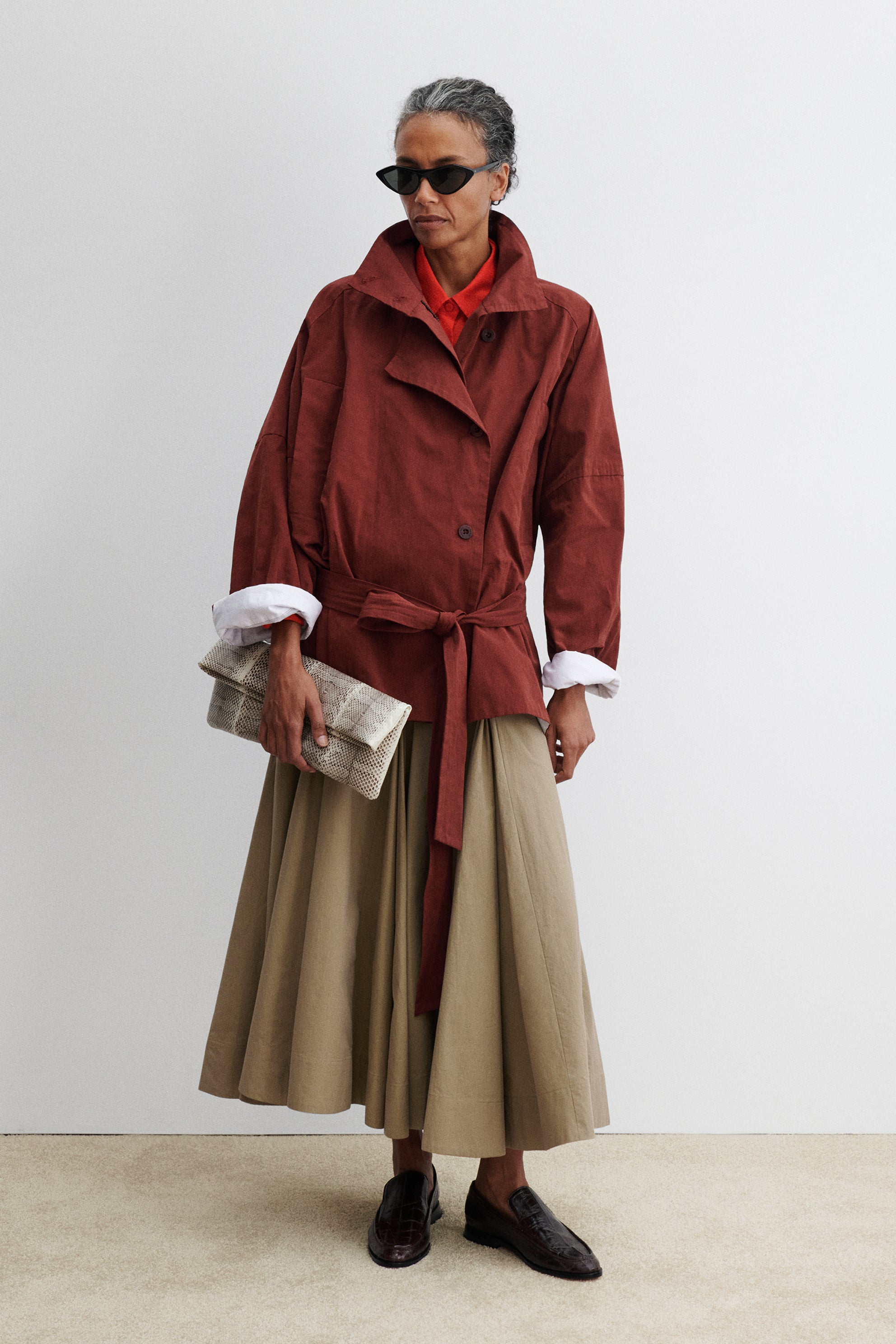 Rachel Comey Clothing Gosland Trench Garnet