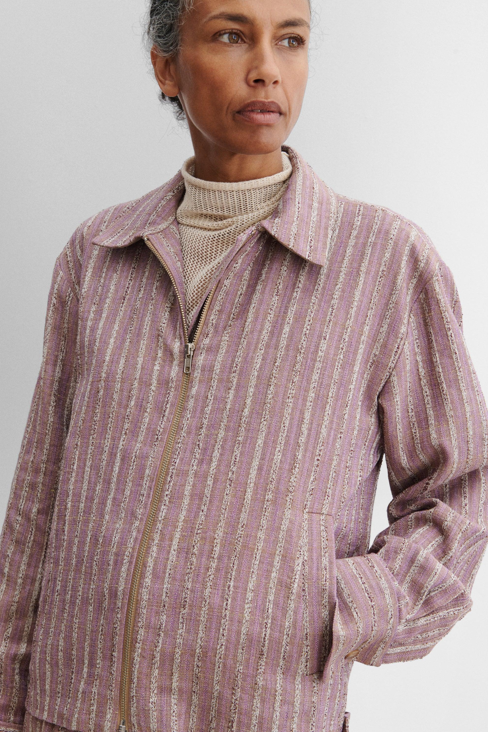 Rachel Comey Clothing Bono Bomber Lilac