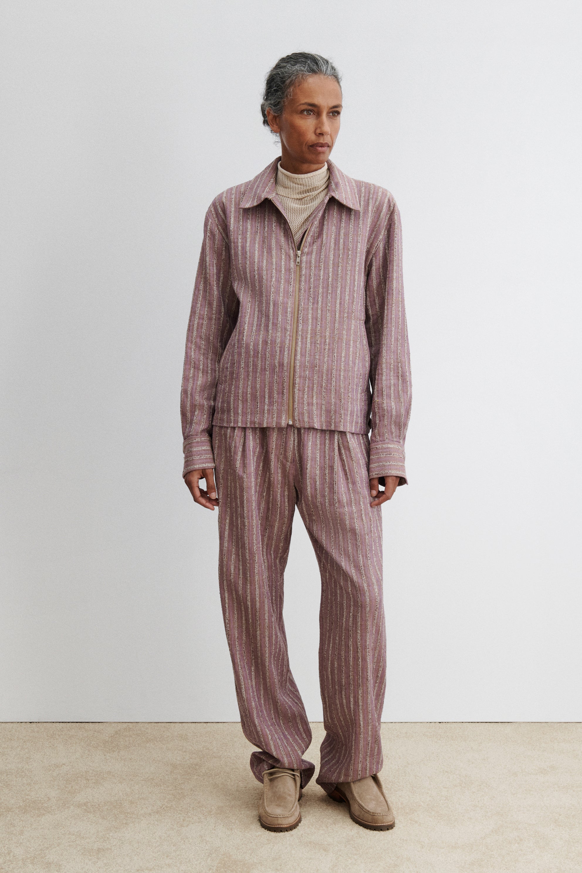 Rachel Comey Clothing Bono Bomber Lilac