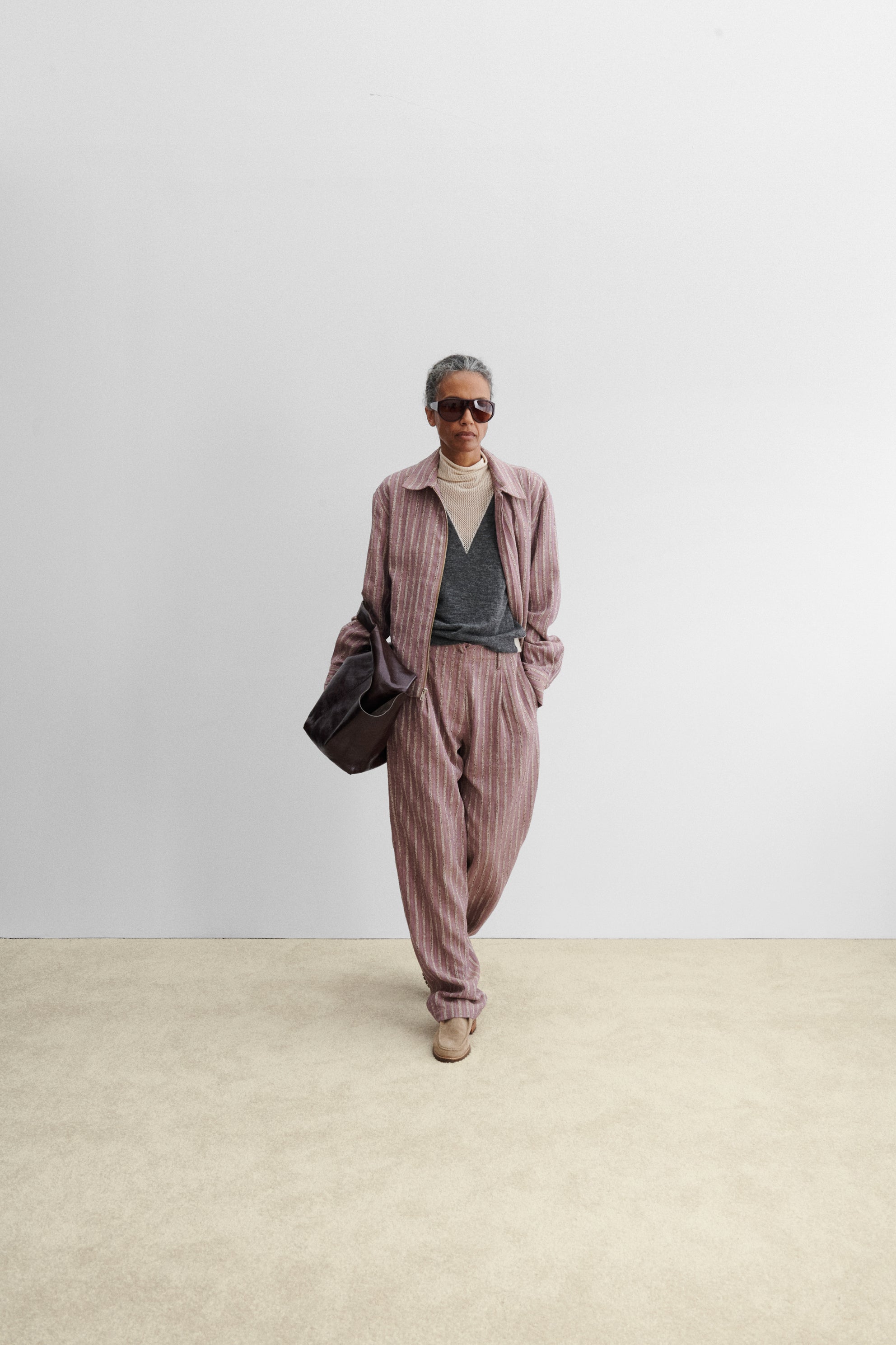 Rachel Comey Clothing Bono Bomber Lilac