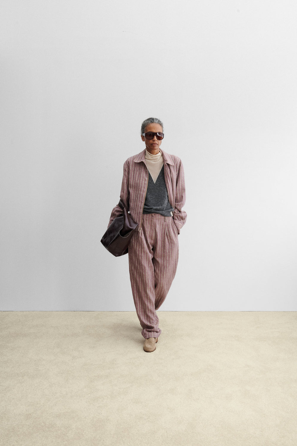 Rachel Comey Clothing Bono Bomber Lilac